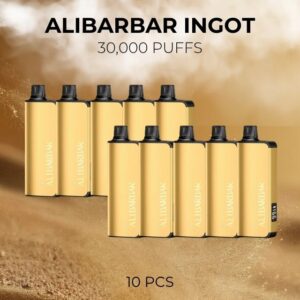10 PCS – Alibarbar Ingot 30000 Puffs