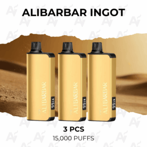 3 PCS – Alibarbar INGOT 15000 Puffs