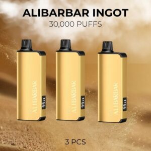 3 PCS – Alibarbar Ingot 30000 Puffs