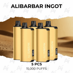 5 PCS – Alibarbar INGOT 15000 Puffs