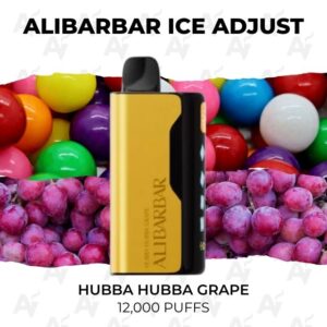 Alibarbar Ice Adjust Hubba Hubba Grape 12000 Puffs