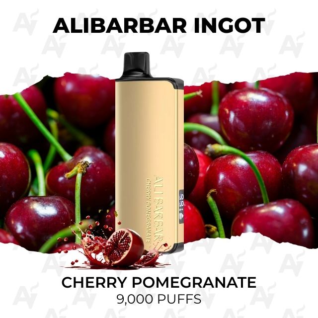 Alibarbar Ingot 9000 Puffs Cherry Pomegranate