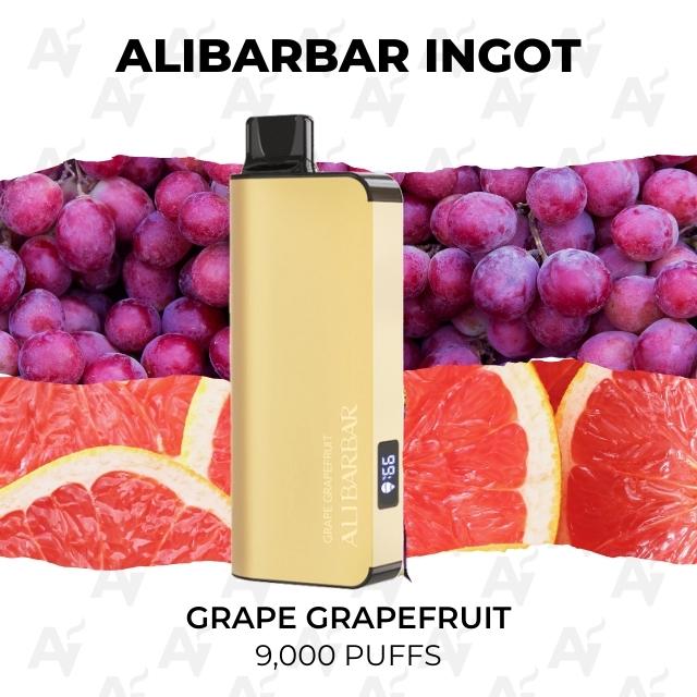 Alibarbar Ingot 9000 Puffs Grape Grapefruit