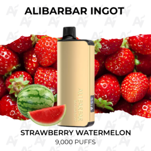 Alibarbar Ingot 9000 Puffs Strawberry Watermelon