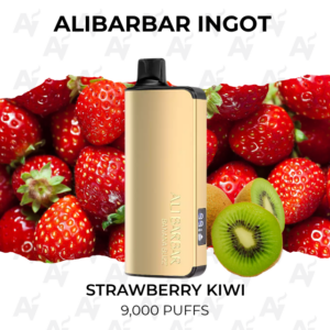 Alibarbar Ingot 9000 Puffs Strawberry Kiwi