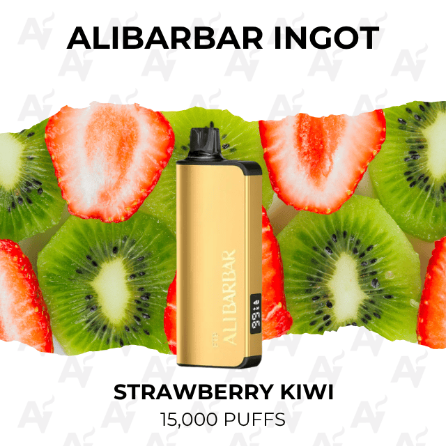 Alibarbar INGOT 15000 Puffs Straw Kiwi Fruit