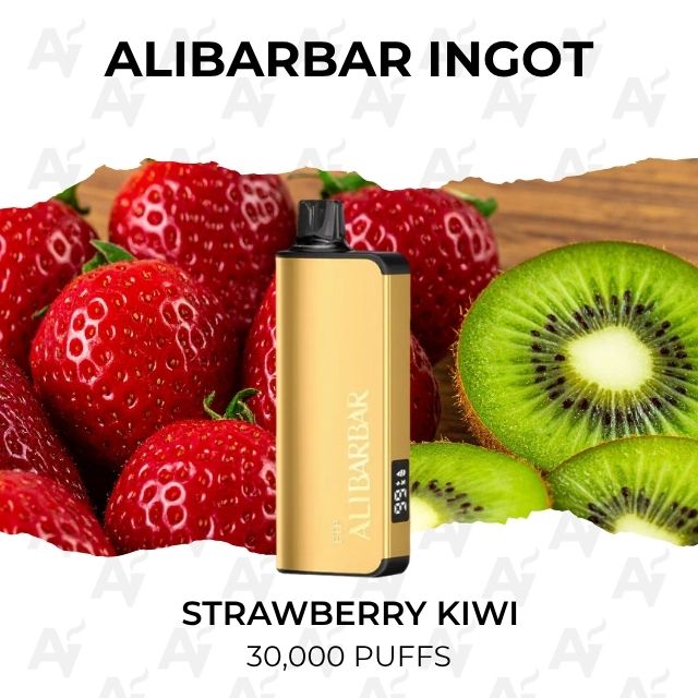 Alibarbar Ingot 30000 Puffs Strawberry Kiwi