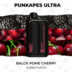 Punkapes Ultra Black Pome Cherry 6000 Puffs
