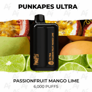 Punkapes Ultra Passionfruit Mango Lime 6000 Puffs
