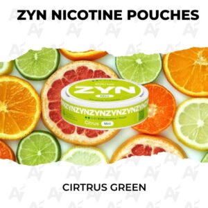 ZYN Nicotine Pouches – Cirtrus Green